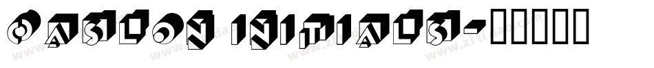 Caslon Initials字体转换